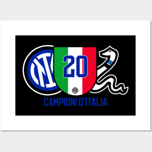 Inter campioni d'Italia Posters and Art